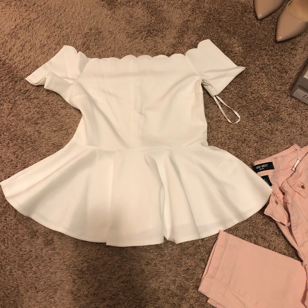 Cute Peplum Top